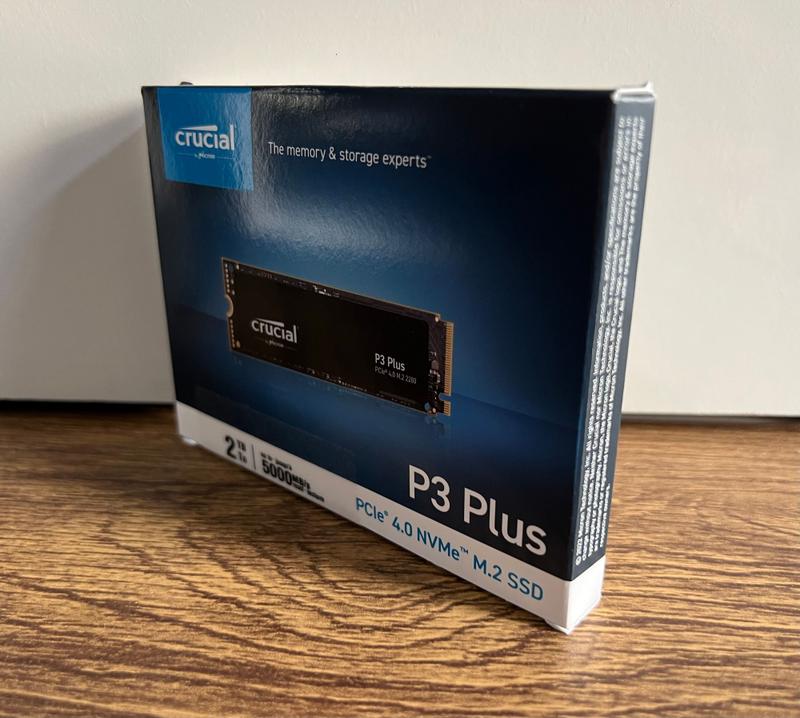 Ssd Crucial P3 Plus 2tb M.2 2280 Pci-e 4.0 Gen4 - 5000mbs - HD SSD